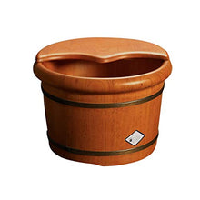 LIZHIQIANGyupen Pedana in Legno, Pedana in Rovere, Vasca per Pedicure Vasca per Pediluvio Termale Liscia E Delicata in Pedicure, con Coperchio