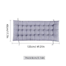 Lounge Cuscino in Cotton per Sedia A Dondolo Confortevole Cuscini Lungo per Sedia Pieghevole,Sedia in Rattan (125 X 45 X 8 Cm)
