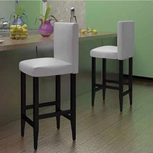 vidaXL 2X Sgabelli da Bar Design Moderno in Similpelle Sedie Alte da Cucina