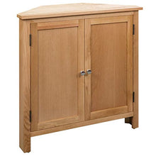 vidaXL Legno Massello di Rovere Armadietto ad Angolo Mobiletto Angolare Credenza Bassa Armadio Portaoggetti Mobili Arredo 80x33,5x78 cm