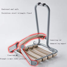 Sgabello Pieghevole per Bagno Sedile per Doccia Sgabello da Parete per Bagno Sgabello Antiscivolo Sgabello Pieghevole per Uso Domestico Sgabello da Ingresso