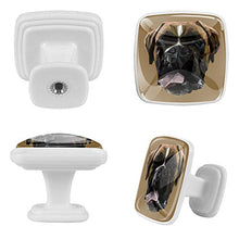 Faccia di cane animale 4 PCS Pomelli per Porta, Pomolo per Mobile, Pomelli per Mobili con Viti, Maniglia per Armadietto, Pomelli per Porta, Pomelli per Cassetti per Porta, Armadio, Cassetto e Credenza