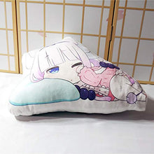 XKMY Kobayashi san Chi no cameriera drago cuscino giocattolo Anime KannaKamui breve peluche farcito carino ragazza bambola double face federa 50 cm cuscino