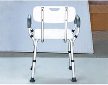 Sgabello per Doccia Sgabello da doccia Sedia da doccia Sgabello doccia, donna incinta Sedia doccia antiscivolo, anziani sedia da bagno con bracciolo e schienale, 6 altezza regolabile doccia sedia docc
