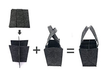 iZoeL | Porta bottiglia | Feltro con divisori | Per 6 bottiglie/9 bottiglie perfetto per picnic, viaggi e feste, Feltro, 6 Flaschen