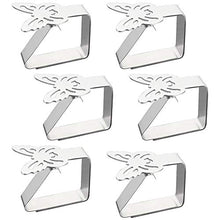 Pppby - Set di 6 mollette per tovaglia, in acciaio inox, regolabili, per tavoli all'aperto, picnic, barbecue, feste di matrimonio