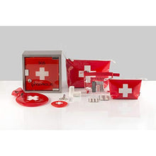 Incidenza Paris 44930 Armadietto Farmacia, Motivo SOS Farmacia Metallo Rosso 25 x 25 x 12 cm