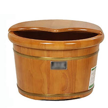 YLL Canna per pediluvio Oak Salute Foot Tub, 26 Cm di Altezza, Foot Tub E Coperte Foot Tub, Durevole