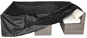 Telo copritavolo da esterno Oversized mobilia del Patio di protezione coperture for esterni da giardino Divano Tavola rattan Tavolo pieghevole Sedie Copertine antivento impermeabile Pioggia Neve polve