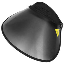 Garneck Visiera di Sicurezza Visiera Antiappannamento Visiera Integrale Protettiva Protezione Solare Pieghevole Cappuccio Protezione Regolabile per Esterno (Nero)