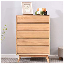 QJL_ANA Nordic Legno Cassettiera Soggiorno Camera da Letto Mobili Cinque Armadi di immagazzinaggio comò Sundries Cabinets Cassettiera for Camera da Letto Soggiorno Camera da Letto cassettiera