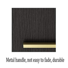Comodini Camera Locker, Camera da Letto, Soggiorno Locker, Living Room Divano Fianco del Mobile (Color : Black)