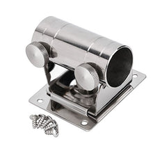 Alomejor pesca in acciaio INOX scatola porta ombrello, alta resistenza regolabile ombrello staffa supporto base