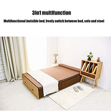 TWW Divano Letto Invisibile Multifunzionale Letto Pieghevole A Scomparsa 1.5 Letto Matrimoniale 1.2M Mobili per Piccoli Appartamenti Domestici,A