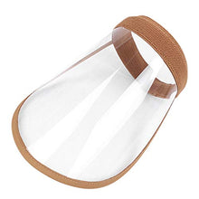 PRETYZOOM Visiera di Sicurezza Visiera Protettiva Visiera Integrale Visiera Protezione Antigoccia Sputo Tappo di Cottura a Prova di Olio per Cucina All'aperto (Kaki)