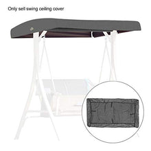 QOTSTEOS Tettoia di Ricambio Impermeabile Tenda da Sole per Esterni Coperture per Altalena da Tetto per Altalena 2 e 3 posti Altalena da Giardino Copertura Superiore Altalena da Giardino Amaca Tetto