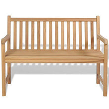 QWSX Tavoli e sedie da Esterno Moderna all'aperto Giardino Patio Panca Teak Legno con Finitura Lounge Panca for sedie in Stile Mobili Gardern Balcone Cantiere Classic Tempo Libero e intrattenimento