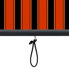 vidaXL - Tenda avvolgibile per esterni, 60 x 250 cm, arancione e marrone