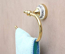 PYROJEWEL A Parete Rail Bagno cremagliera Bagno cremagliera Anello Rack Gancio Appeso Un Anello in Acciaio Inox Oro mensola da Bagno