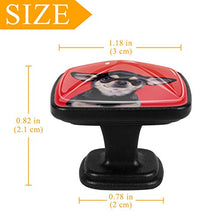 Bellissimo cane chihuahua Pomelli per Porta Set di 4 Pomelli per Mobili Manopole per Cassetti Cucina Armadio Vetro