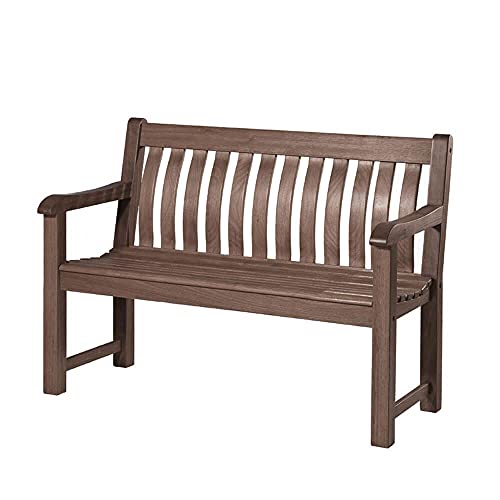 Piccola panchina in Legno da Giardino con Braccio e Schienale - Panchina da Giardino Galton