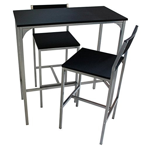 yelloo Set Tavolo E 2 SGABELLI Bar MOD. Udine Arredo Salotto Sgabello TAVOLI H.96cm