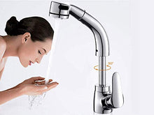 LiftingRubinetto telescopico per lavabo, estraibile, antiruggine, resistente alla corrosione, senza piombo, estraibile 60-70 cm, 2 modalità di uscita idrica, adatto per camera da letto, cucina, kshu