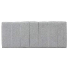 marcKonfort Testiera Rivestita in Tela Creta 160x60 cm Color Grigio, Imbottita con Spuma, rifinita con Effetto capitonné, 8 cm di Spessore, Include Hardware per Il Fissaggio alla Parete