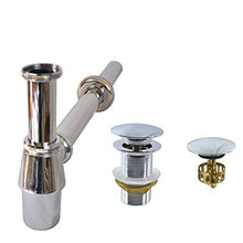 Set lavabo in ceramica + stopper senza protezione anti-overflow + sifone ovale lavabo in ceramica 48,5 cm L 32 cm B