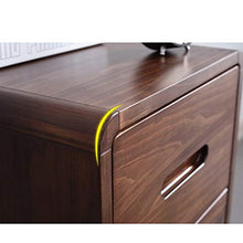 Comodino HAIZHEN Vintage in Legno massello, 2 cassetti / 4 Gambe affusolate con tavolino con Contenitore Stretto for Camera da Letto