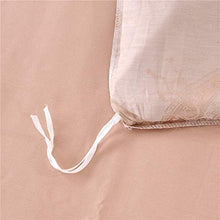 QIDI Set Copripiumino in Piuma di 4, copriletto in Seta Jacquard di gelso, Lussuoso Stile Corte Europea, Lenzuolo Copripiumino in Piuma (Color : Rosa)