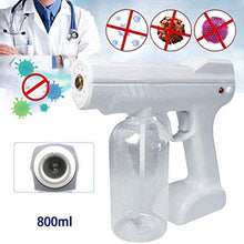 Pistola A Vapore Portatile, Nebulizzatore Termico Blu-Ray, Spruzzatore Elettrico Portatile, Pistola A Spruzzo Nano per Casa, Ufficio, Veicolo, Interno O Esterno -800 Ml