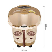 Massaggiatore Del Bagno Della Stazione Termale Del Piede, Lavello Automatico Di Fumigazione Del Barilotto Di Massaggio Automatico Automatico Di Massaggio Di Casa (colore : Giallo scuro)
