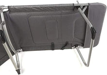 - Sedia reclinabile in lega di alluminio grigio scuro lettino da campeggio all'aperto letto pieghevole letto singolo Siesta Lounge Chair ufficio semplice portatile adulto letto ospiti