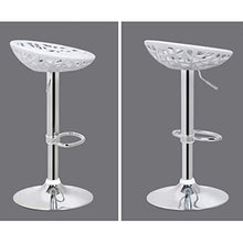 XHCP Sgabelli da Bar Moderni in Metallo Sgabello da Bar Regolabile Sedia da Bar Girevole a 360 Gradi Altezza per Cucina da Interno 60-77 cm