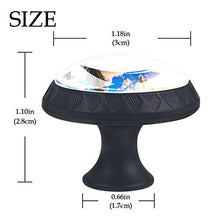 Alba hawaiana 4 PCS Pomelli per Porta, Pomolo per Mobile, Pomelli per Mobili con Viti, Maniglia per Armadietto, Pomelli per Porta, Pomelli per Cassetti per Porta, Armadio, Cassetto e Credenza