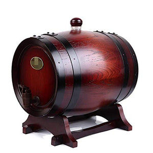 HWhome Set da Vino in Rovere per Soggiorno Botte di Rovere da 5 Litri, Secchiello for Vino for Vino, Whisky, Birra, Vino, Bourbon, Brandy, Salsa Piccante, Pad di Foil Incorporato