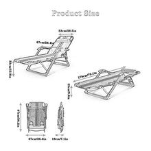HXCD Sedia a Sdraio a gravità Zero per Giardino, Sedia a Sdraio Pieghevole reclinabili Pieghevoli in Metallo Resistente Portatile Rilassante Letto reclinabile mobili da Giardino per Prato all'ape