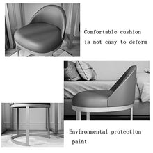 Vanity Chair Vanity Sgabello trucco schienale della poltrona moderna trucco Sgabello Camera Dressing Table sedia di modo creativo Bar Dressing Sgabello ( Color : Brown , Size : 44*47*61cm )