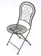 DanDiBo Sedia Sedia da Giardino Malaga 12185 Sedia Pieghevole 92cm in Metallo - Ferro battuto