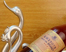 COLiJOL Coppia Di Cigni Antichi Portabottiglie per Vino Ornamenti Decorativi per Armadietti Regali Creativi