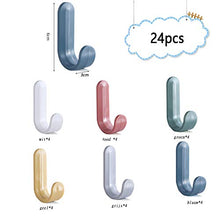 24 Pezzi Gancio appiccicoso Ganci Parete Ganci Adesivi Ganci trasparenti Adesivo Bagno Ganci Usato per Cucina e Bagno sospensione Asciugamani Vestiti Chiavi Cappelli etc