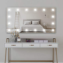 Specchio luminoso a LED con lampadina specchio per il trucco specchio per camera da letto specchio a parete 1000 × 600mm specchio per la casa barbiere specchio per il trucco specchio per il bagno