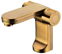 Retro Bagno Lavabo Miscelatore Rubinetto Design Greco Ottone Sanlingo