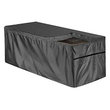 Honeyhouse - Copertura per box da giardino con cerniera, impermeabile, 130 x 60 x 71 cm, colore: nero