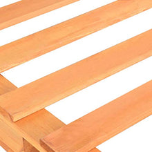 SKM Giroletto in Pallet Marrone Legno Massello di Pino 100x200 cm (20.55kg)