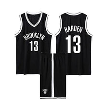 SHPP James Harden No.13 Uomini's Canestro da Basket Adulto Vestito Estivo Uniforme,Uomini's Abito da Allenauominito Estivo E Pantaloni Due-Abito Pezzo,Tessuto Confortevole (XS-XXXXXL)-Nero 1 4XL