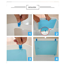 HBIAO Armadietto per Bambini Armadietto in plastica ABS Comodino da Comodino Quadrato a Doppio Strato,Rosa