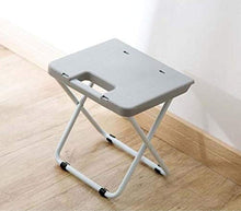 Tuker]Home Kitchen Indoor Multifunzionale Portatile Pieghevole Comodo Sgabello Salvaspazio Plastica Bagno Doccia Sedia (Grigio Chiaro)