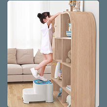 HLWJXS Step Sgabello Bambino Aumentare Gabinetto Sedersi Scala Lavarsi Le Mani Sgabello Passi Antiscivolo Poggiapiedi Bagno Bagno Casa/A / 30×34×20cm